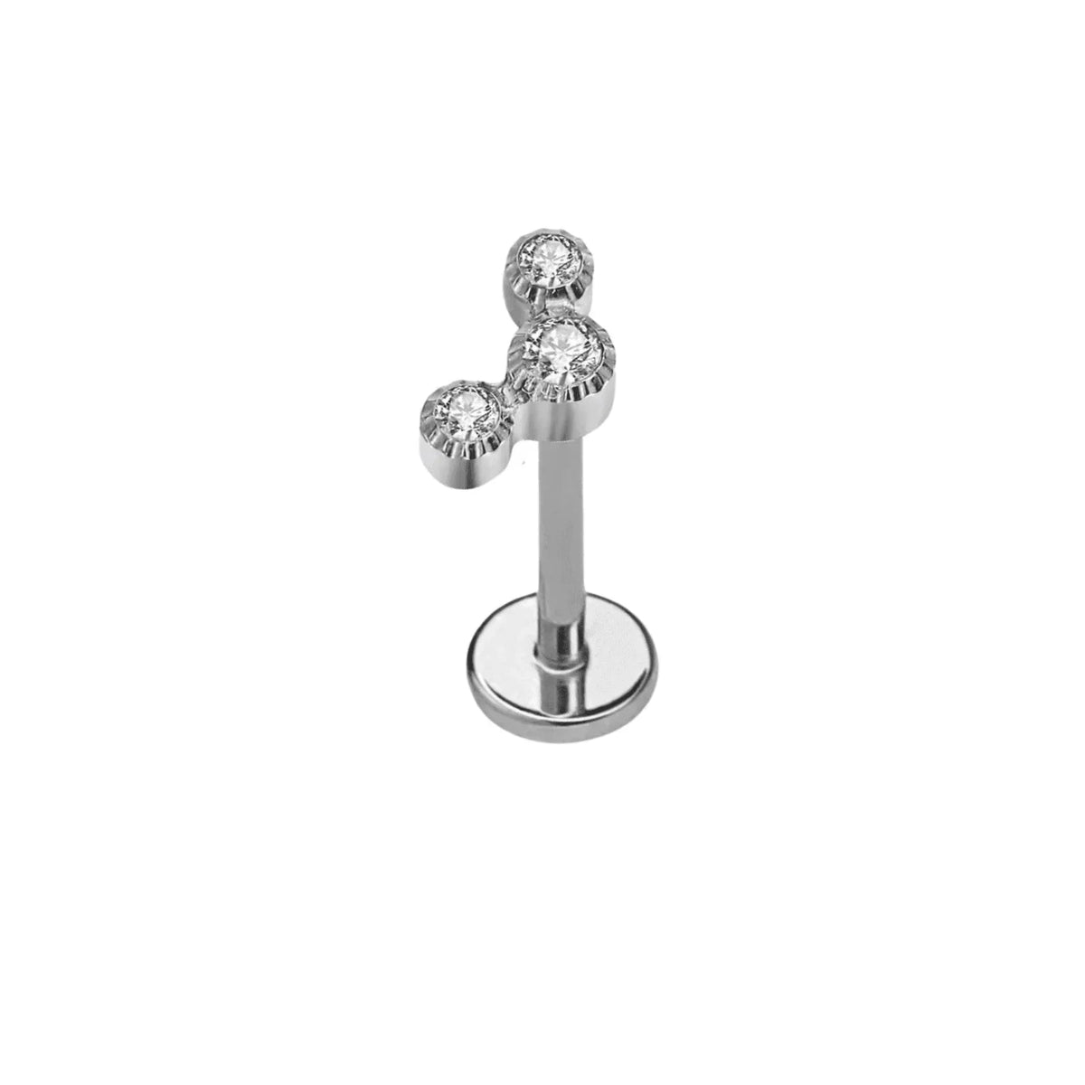 Barnacle Flat Back Stud - Clear
