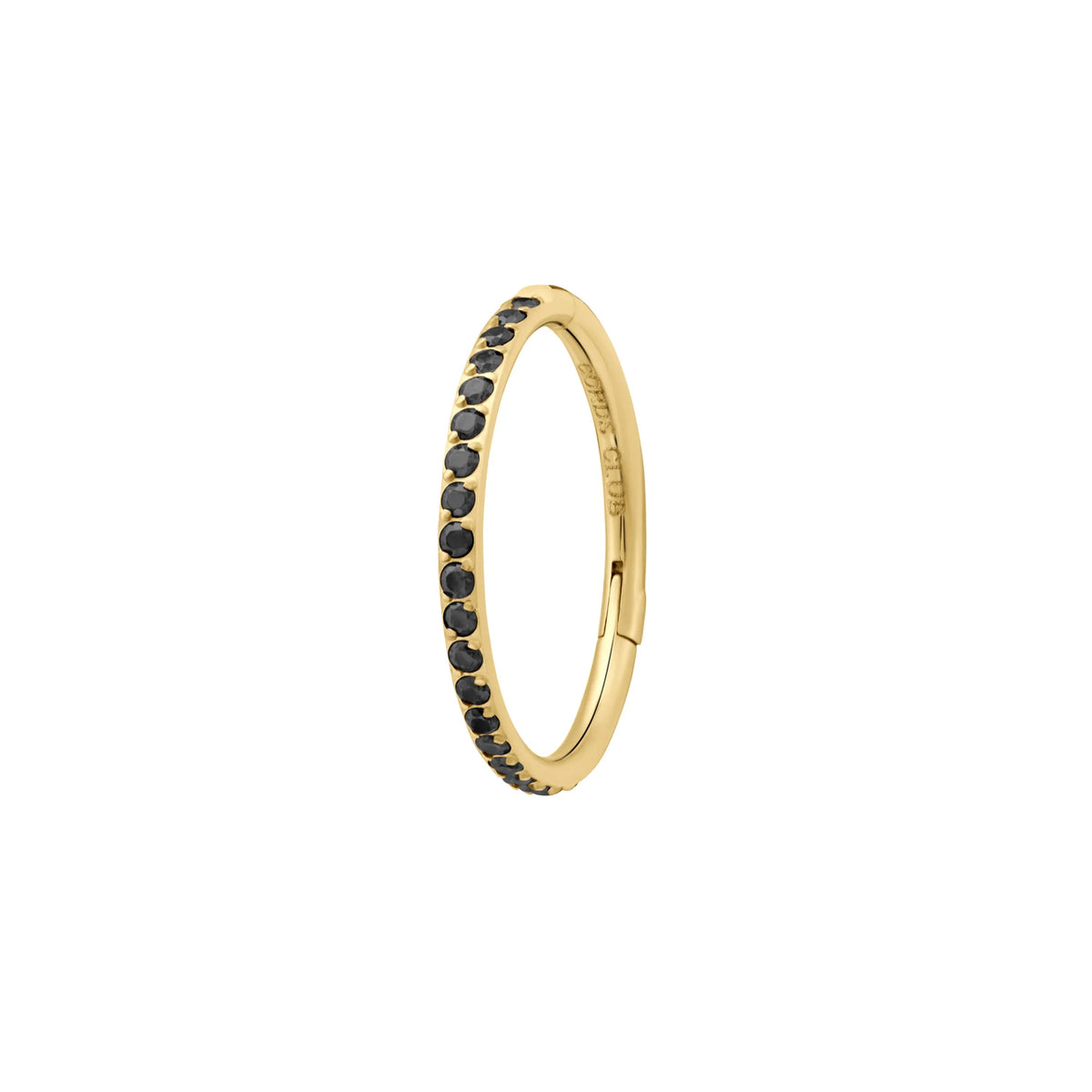 Gem Clicker Hoop - Onyx