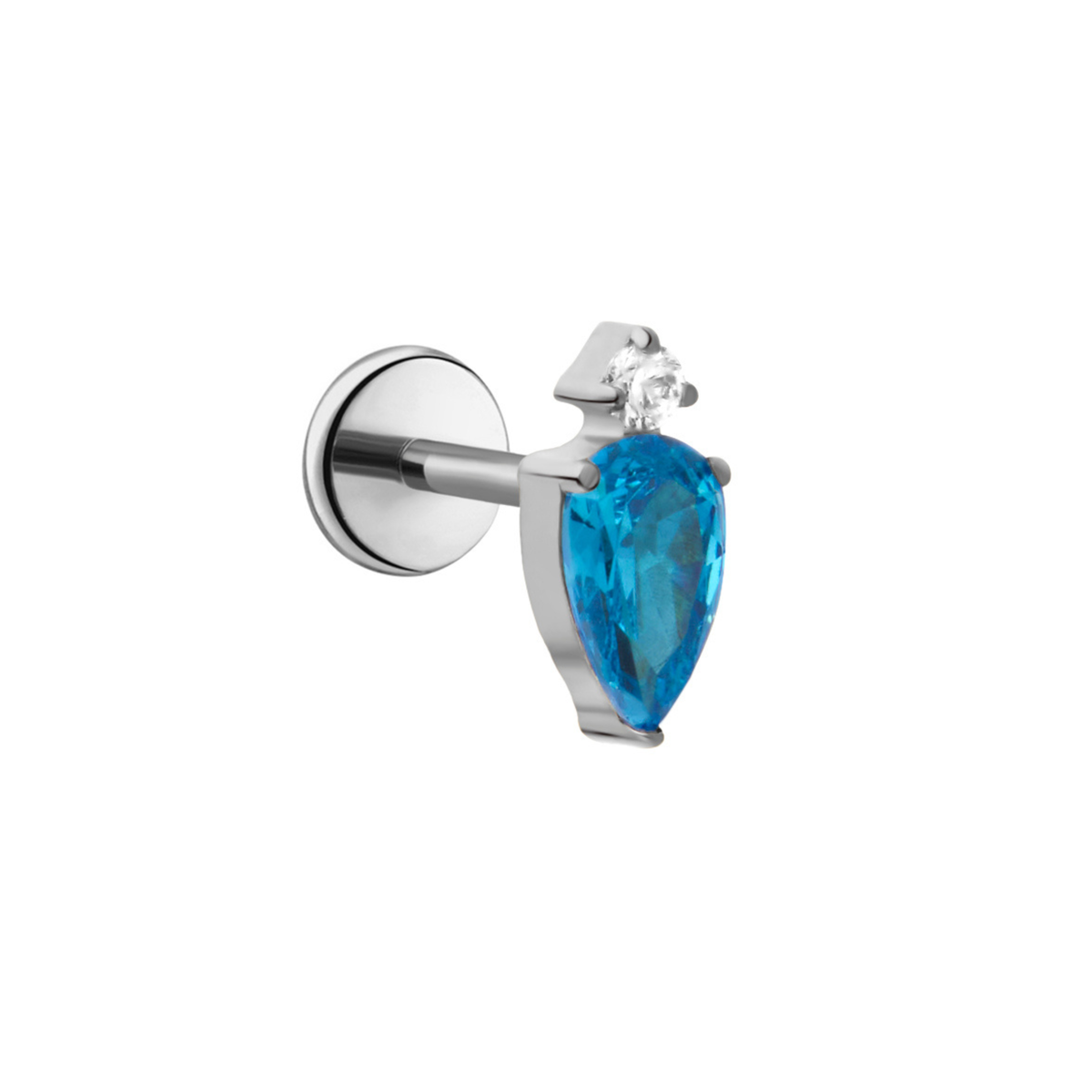 Blue Potion Flat Back Stud