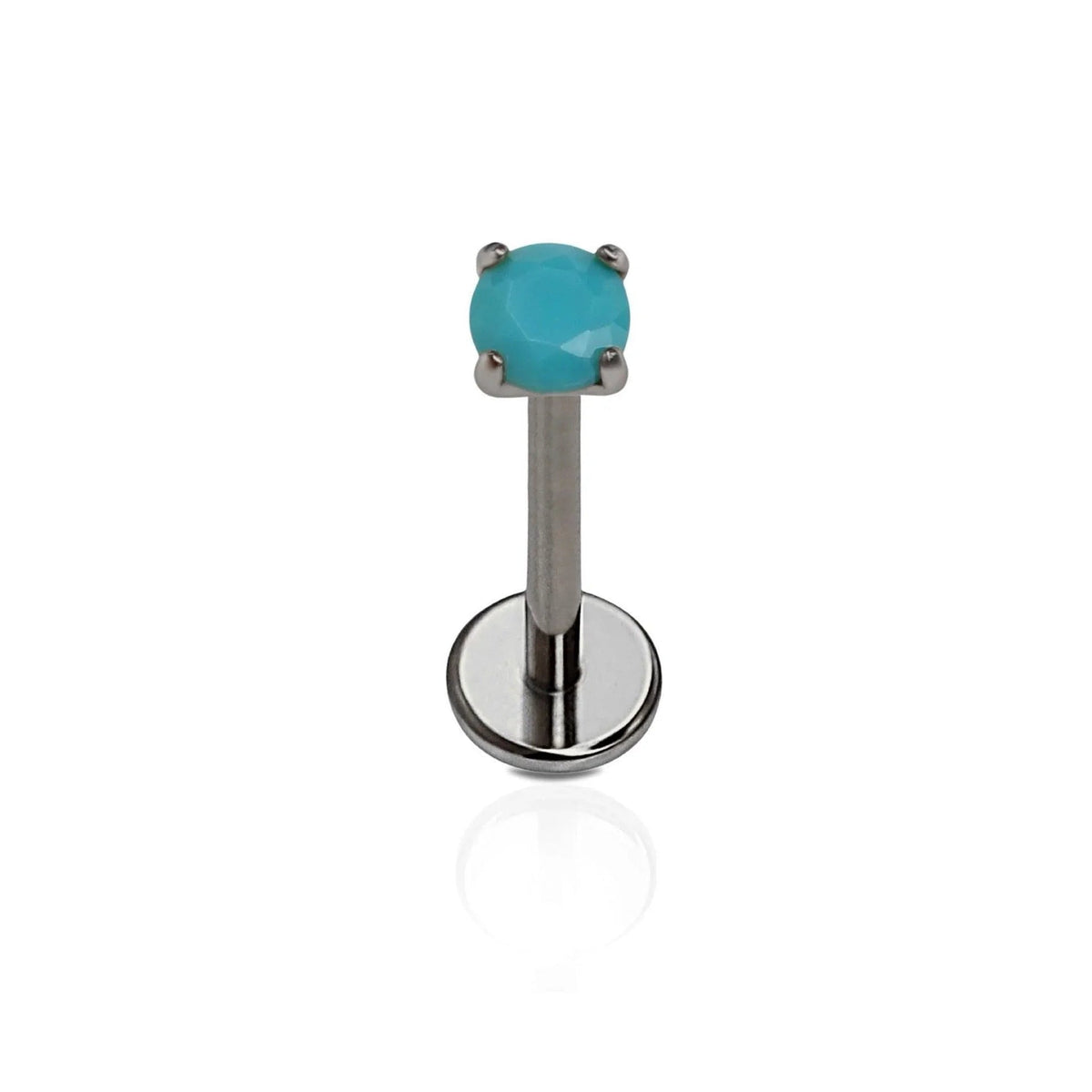 Blue Lagoon Micro Flat Back Stud