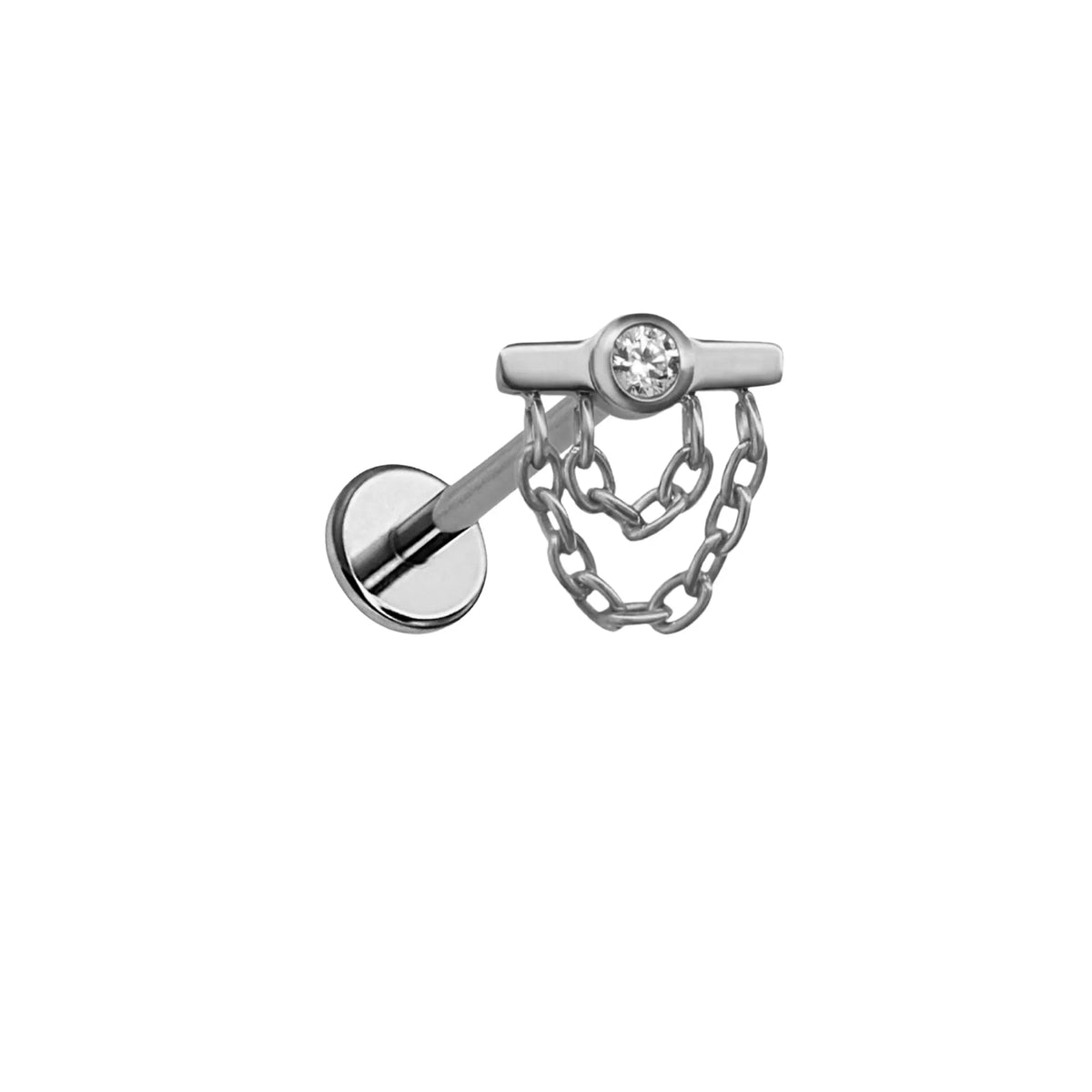 Nebula Bar Flat Back Stud