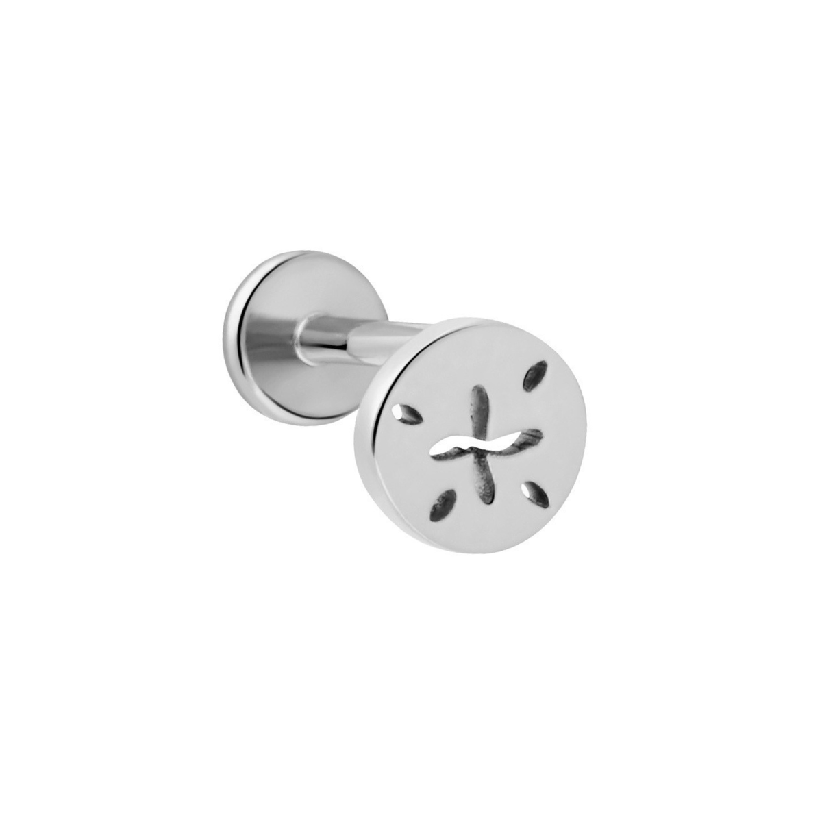 Sand Dollar Flat Back Stud