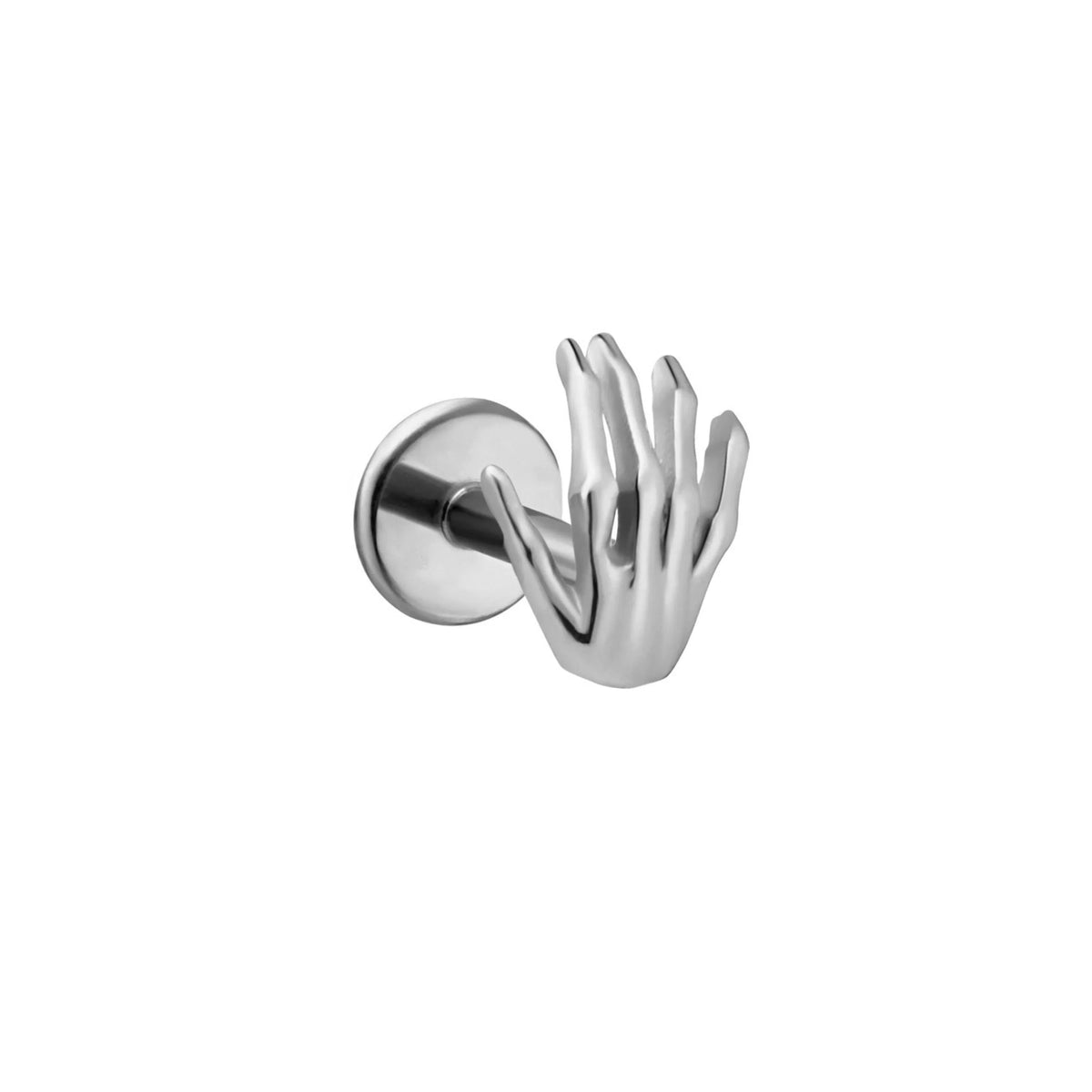 Mini Skeleton Hand Flat Back Stud