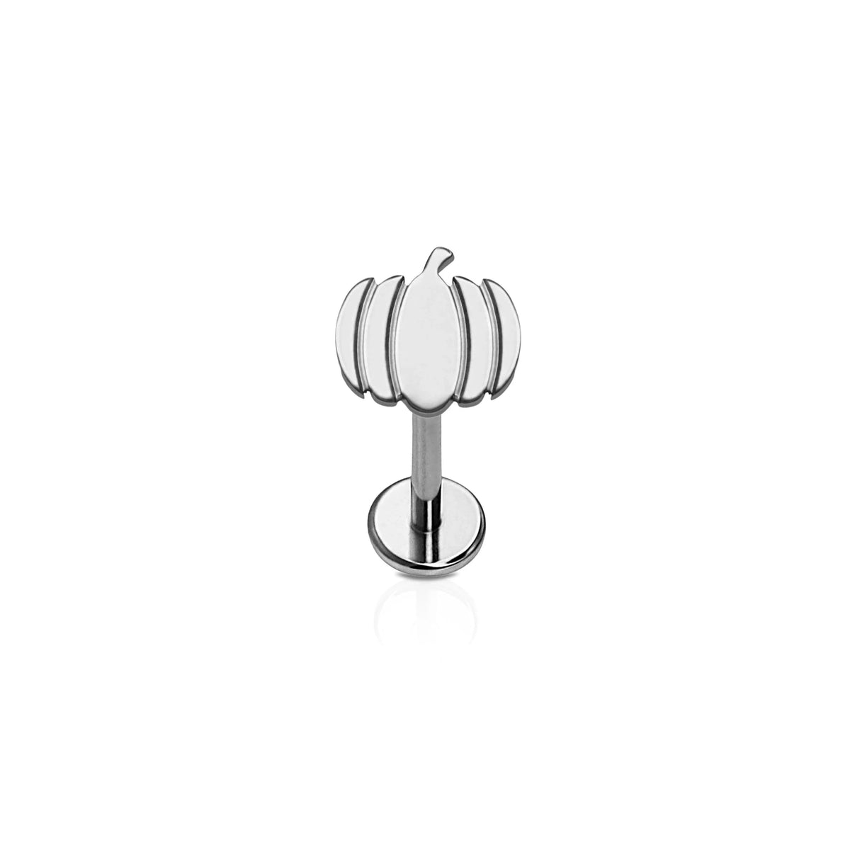 Pumpkin Flat Back Stud