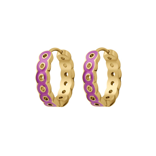Lovebug Titanium Hoops