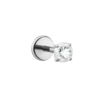 Solitaire 3mm Flat Back Stud
