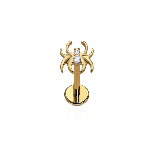 Clear Jewel Spider Flat Back Stud