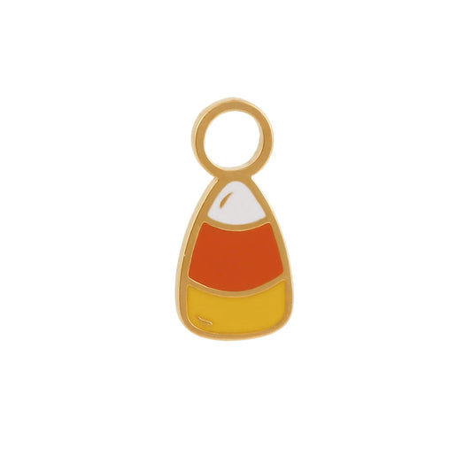 Candy Corn Hoop Charm