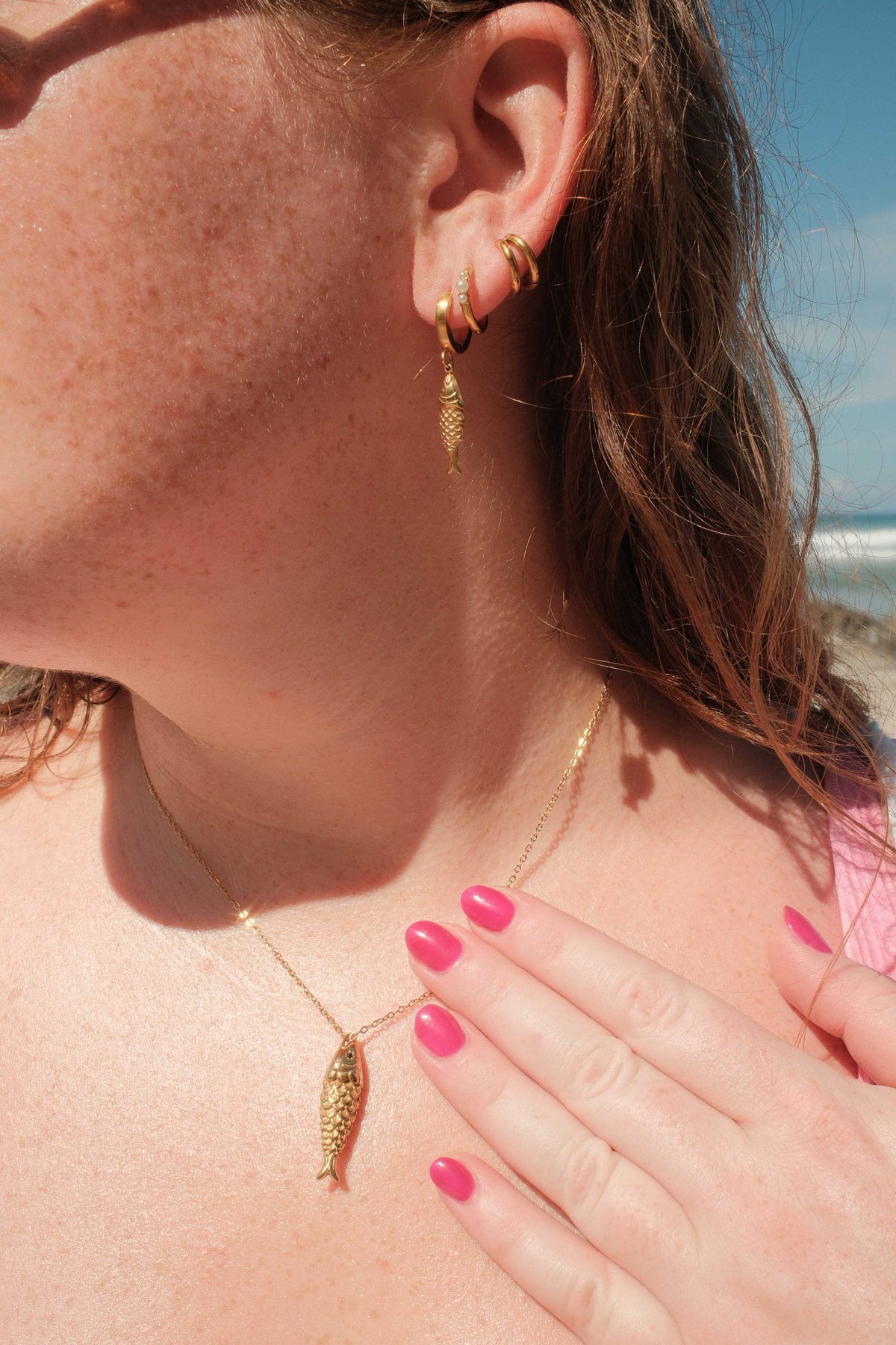 Catch of the Day Pendant Necklace