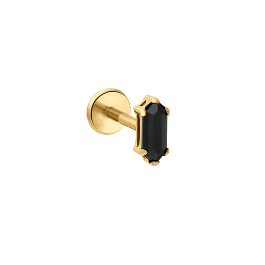 Lump of Coal Flat Back Stud