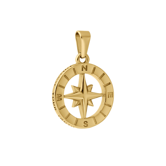 Compass Necklace Charm