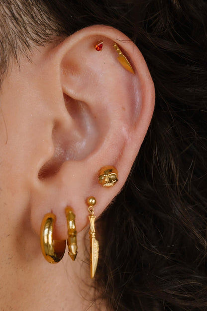 Skull Flat Back Stud