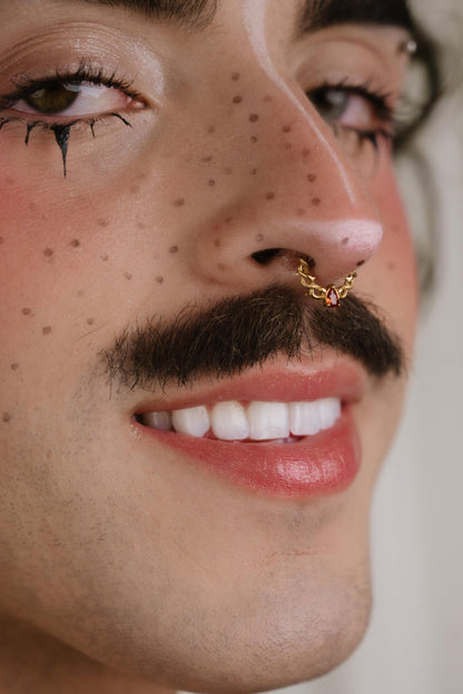Bloodvine Daith Hoop