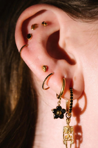 Micro Skull Flat Back Stud