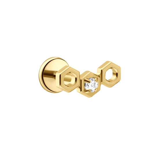Honeycomb Flat Back Stud