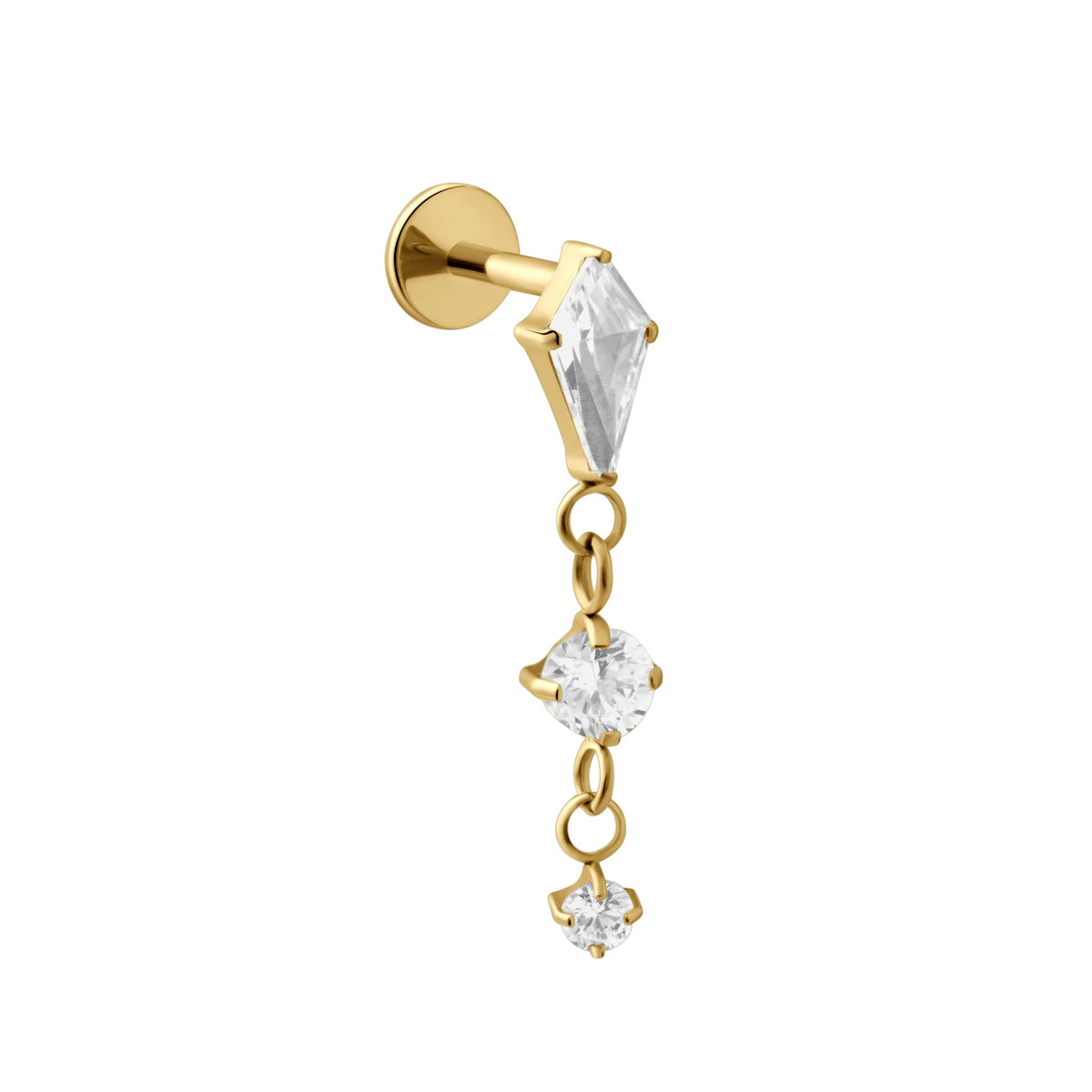 Selara Flat Back Stud