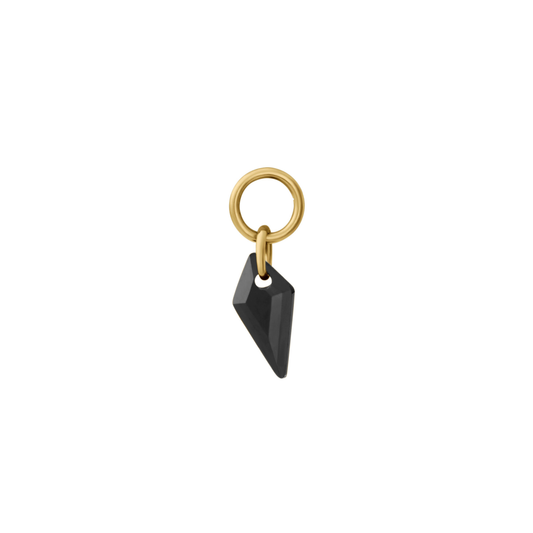 Onyx Kite Hoop Charm