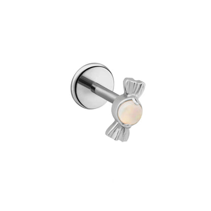Opal Candy Flat Back Stud