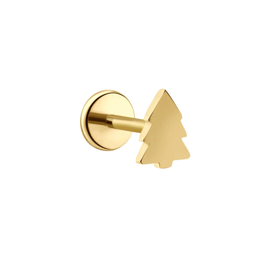 Pine Tree Flat Back Stud