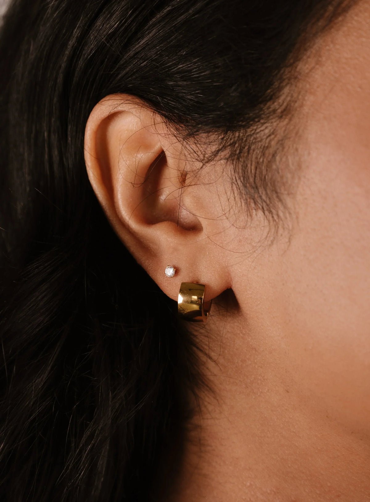 Solitaire 3mm Flat Back Stud