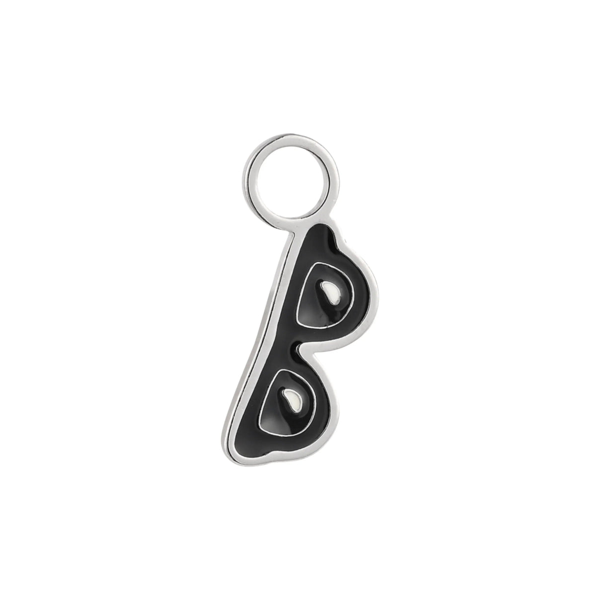 Sunglasses Enamel Hoop Charm