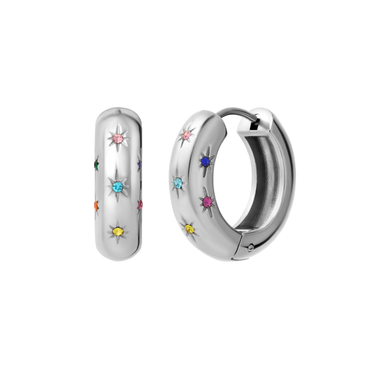 Stardust Hoops