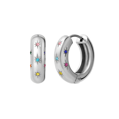 Stardust Hoops