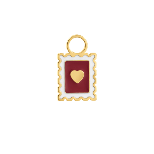 Yours Truly Enamel Hoop Charm