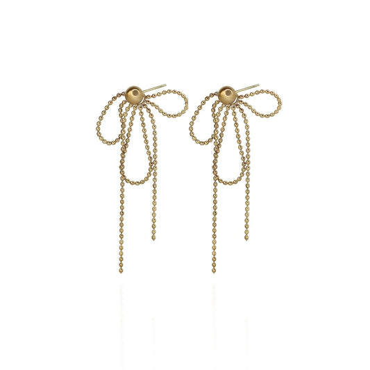 Tassel Bow 3-in-1 Earrings
